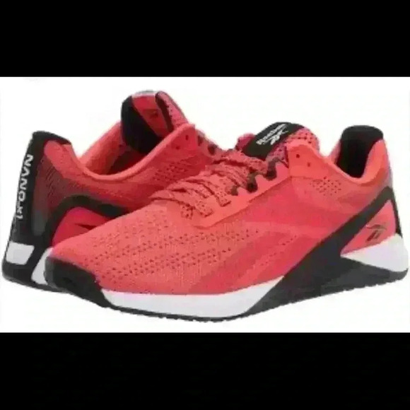 Reebok Nano X1 Training Shoes Men’s Size 12.5 Red Black Gym Sneakers - Picture 1 of 8